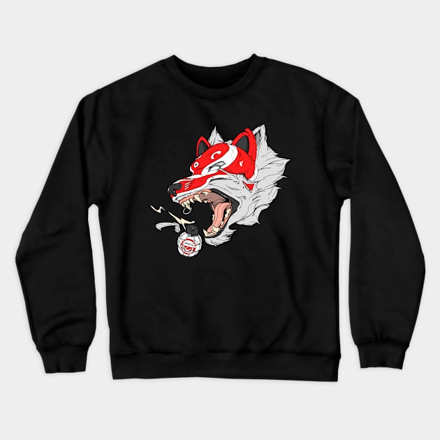 Wolf style Crewneck Sweatshirt by K2Gproject